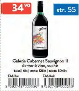Qanto Galerie Cabernet Sauvignon červené víno, suché nabídka