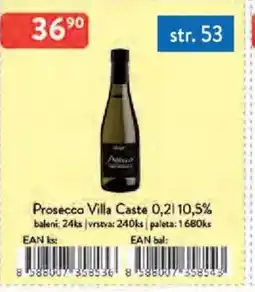 Qanto Prosecco Villa Caste 10,5% nabídka