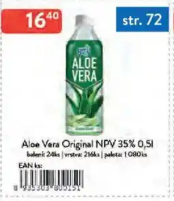 Qanto Aloe Vera Original NPV 35% nabídka