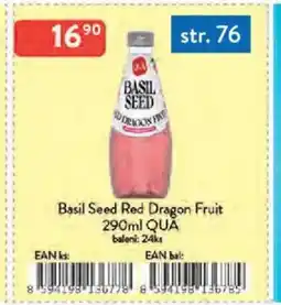 Qanto Basil Seed Red Dragon Fruit QUA nabídka