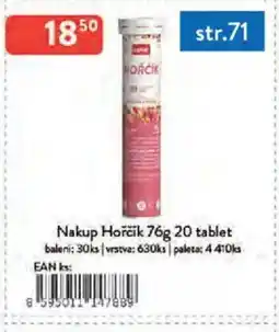 Qanto Nakup Hořčík 20 tablet nabídka