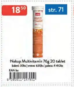 Qanto Nakup Multivitamin 20 tablet nabídka