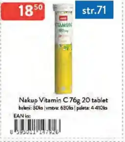 Qanto Nakup Vitamin C 20 tablet nabídka