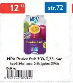 Qanto NPV Passion fruit 30% plec nabídka