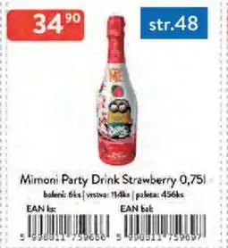 Qanto Mimoni Party Drink Strawberry nabídka