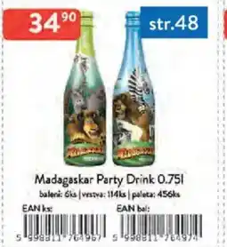 Qanto Madagaskar Party Drink nabídka