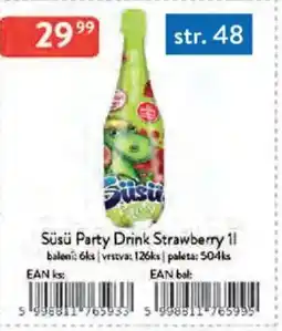 Qanto Süsü Party Drink Strawberry nabídka