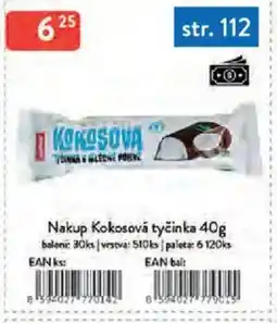 Qanto Nakup Kokosová tyčinka nabídka