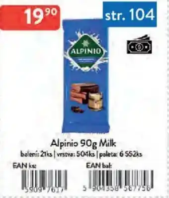 Qanto Alpinio Milk nabídka