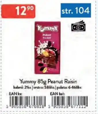 Qanto Yummy Peanut Raisin nabídka