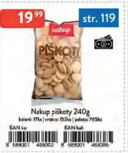 Qanto Nakup piškoty nabídka