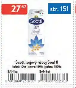 Qanto Scotti sojový nápoj Soul nabídka