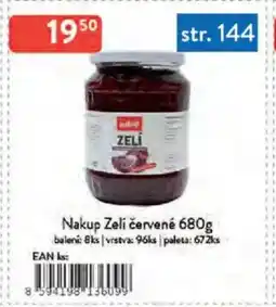 Qanto Nakup Zeli červené nabídka