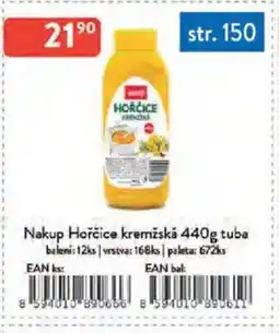 Qanto Nakup Hořčice kremžská tuba nabídka