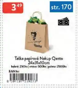 Qanto Taška papírová Nakup Qanto nabídka
