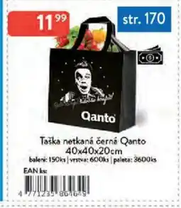 Qanto Taška netkaná černá Qanto nabídka