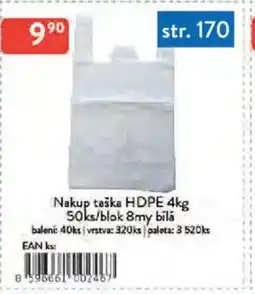 Qanto Nakup taška HDPE 50ks/blok 8my bila nabídka