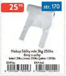 Qanto Nakup Sáčky role 250ks 6my s uchy nabídka