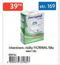 Qanto Inkontinent. vložky Normal nabídka