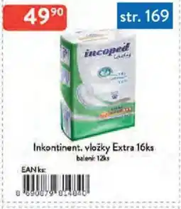Qanto Inkontinent. vložky Extra nabídka