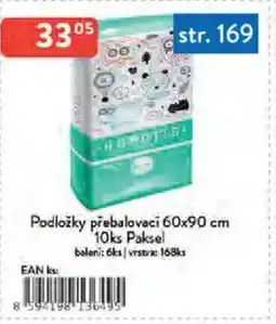 Qanto Podložky přebalovací 10 ks Paksel nabídka