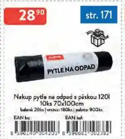 Qanto Nakup pytle na odpad s páskou 120 l 10ks nabídka