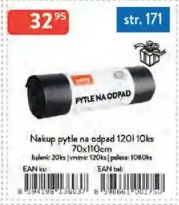 Qanto Nakup pytle na odpad 120 l 10ks nabídka