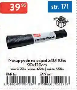 Qanto Nakup pytle na odpad 240 l 10ks nabídka