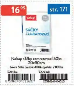 Qanto Nakup sáčky zamrazovací 50ks nabídka