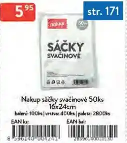 Qanto Nakup sáčky svačinové 50ks nabídka