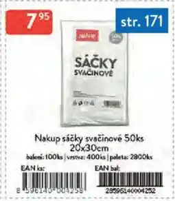 Qanto Nakup sáčky svačinové 50ks nabídka