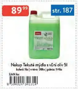 Qanto Nakup Tekuté mýdlo s vůní oliv nabídka