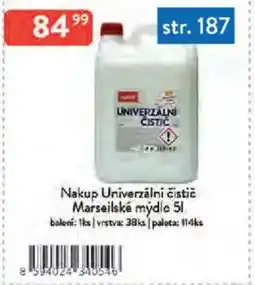 Qanto Nakup Univerzálni čistič Marseilské mýdle nabídka
