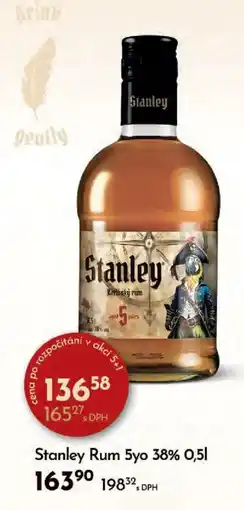 Qanto Stanley Rum 5yo 38% nabídka