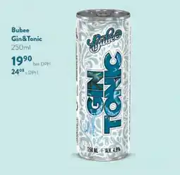 Qanto Bubee Gin&Tonic nabídka