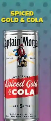 Qanto Captain Morgan Spiced Gold & cola nabídka