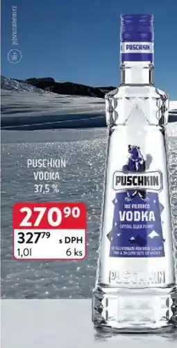 Qanto Puschkin vodka 37,5% nabídka