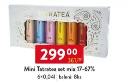 Qanto Mini Tatratea set mix 17-67% nabídka