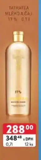 Qanto Tatratea mléko a čaj 17% nabídka