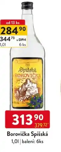 Qanto Borovička Spišská nabídka