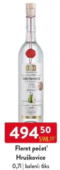 Qanto Fleret pečeť' Hruškovice nabídka