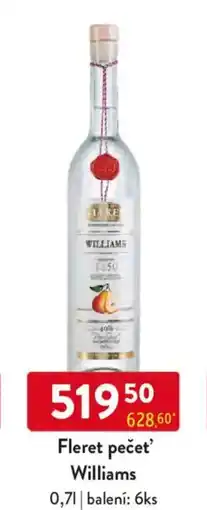 Qanto Fleret pečeť❜ Williams nabídka