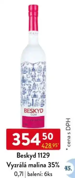 Qanto Beskyd 1129 Vyzrálá malina 35% nabídka