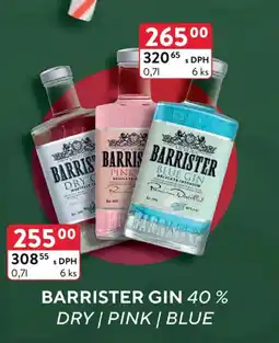 Qanto Barrister gin 40 % nabídka