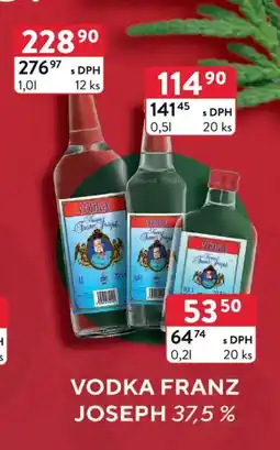 Qanto Vodka Franz Joseph 37,5% nabídka