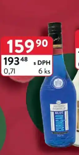 Qanto Blue Curracao liqueur 24% nabídka