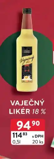 Qanto Vaječný likér 18% nabídka