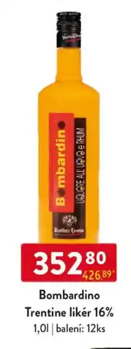 Qanto Bombardino Trentine likér 16% nabídka