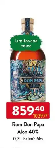 Qanto Rum Don Papa Alon 40% nabídka