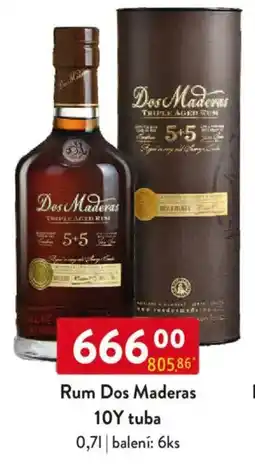 Qanto Rum Dos Maderas 10Y tuba nabídka